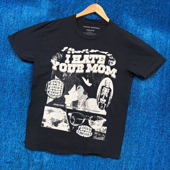 Phoebe Bridgers “I Hate Your Mom” Rock Band Graphic T-Shirt Size Medium - Picture 3 of 4